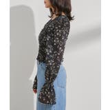 【セットアップ対応】花柄シャーリングブラウス | VIS | 詳細画像16