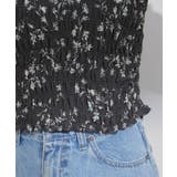 【セットアップ対応】花柄シャーリングブラウス | VIS | 詳細画像21