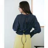 ドビーフラワーブラウス | VIS  | 詳細画像17 