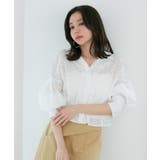 ドビーフラワーブラウス | VIS  | 詳細画像21 