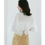 ドビーフラワーブラウス | VIS  | 詳細画像25 