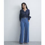 ドビーフラワーブラウス | VIS  | 詳細画像3 