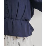 バルーンスリーブVネックブラウス | VIS  | 詳細画像21 