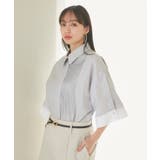 【洗える】オーバーサイズピンタックシャツ | VIS  | 詳細画像9 