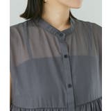 【洗える】シアーフリルブラウス | VIS  | 詳細画像15 