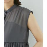 【洗える】シアーフリルブラウス | VIS  | 詳細画像16 