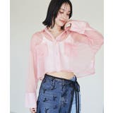 ピンク(63) | シアークロップドシャツ | VIS 