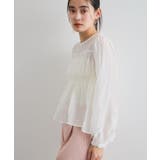 【洗える】シャーリングブラウス | VIS  | 詳細画像14 