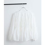 【洗える】シャーリングブラウス | VIS  | 詳細画像16 