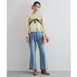 【洗える】シャーリングブラウス | VIS  | 詳細画像2 