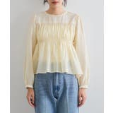 【洗える】シャーリングブラウス | VIS  | 詳細画像27 