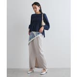 【洗える】シャーリングブラウス | VIS  | 詳細画像6 