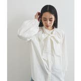 【洗える】アソートボウタイブラウス(デニム＆シャツ) | VIS  | 詳細画像11 