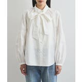 【洗える】アソートボウタイブラウス(デニム＆シャツ) | VIS  | 詳細画像13 