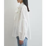 【洗える】アソートボウタイブラウス(デニム＆シャツ) | VIS  | 詳細画像14 