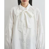 【洗える】アソートボウタイブラウス(デニム＆シャツ) | VIS  | 詳細画像16 