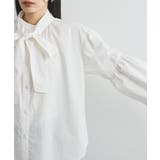 【洗える】アソートボウタイブラウス(デニム＆シャツ) | VIS  | 詳細画像17 