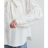 【洗える】アソートボウタイブラウス(デニム＆シャツ) | VIS  | 詳細画像19 