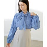 ブルーサブ | 【洗える】アソートボウタイブラウス(デニム＆シャツ) | VIS 