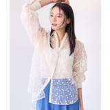 【洗える】アソートシアーシャツ(フラワー刺繍&無地) | VIS | 詳細画像6