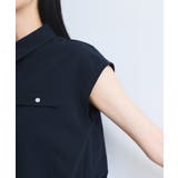 【UVケア/洗える】フレンチスリーブサッカーブラウス | VIS  | 詳細画像24 