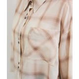 シアー＆チェックショート丈シャツ | VIS  | 詳細画像14 