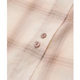 シアー＆チェックショート丈シャツ | VIS  | 詳細画像17 