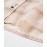 シアー＆チェックショート丈シャツ | VIS  | 詳細画像18 