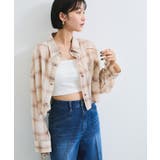 シアー＆チェックショート丈シャツ | VIS  | 詳細画像5 