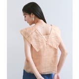 コンパクトビッグカラーブラウス | VIS | 詳細画像13