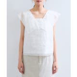 コンパクトビッグカラーブラウス | VIS | 詳細画像15