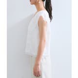 コンパクトビッグカラーブラウス | VIS | 詳細画像16