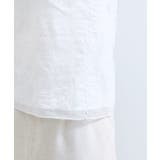 コンパクトビッグカラーブラウス | VIS | 詳細画像20