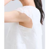 コンパクトビッグカラーブラウス | VIS | 詳細画像21