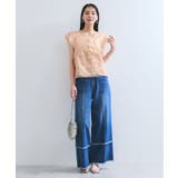 コンパクトビッグカラーブラウス | VIS | 詳細画像5