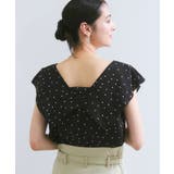 コンパクトビッグカラーブラウス | VIS | 詳細画像8