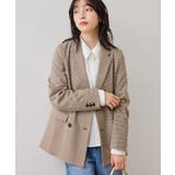 無地&ストライプダブルカラーウエスト切り替えシャツ | VIS | 詳細画像16