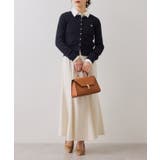 無地&ストライプダブルカラーウエスト切り替えシャツ | VIS | 詳細画像19