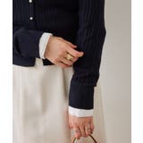 無地&ストライプダブルカラーウエスト切り替えシャツ | VIS | 詳細画像22