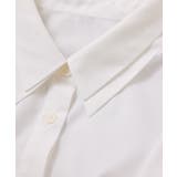 無地&ストライプダブルカラーウエスト切り替えシャツ | VIS | 詳細画像35