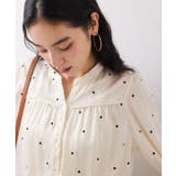 ハートモチーフ刺繍ブラウス/イージーケア | VIS | 詳細画像1