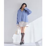 レーススリーブAラインシャツ | VIS | 詳細画像10