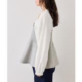 ペプラムニットドッキングブラウス | VIS  | 詳細画像23 