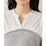 ペプラムニットドッキングブラウス | VIS  | 詳細画像25 