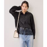 裾レースドッキングシャツ | VIS  | 詳細画像14 