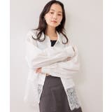 裾レースドッキングシャツ | VIS  | 詳細画像5 