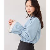 レイヤードレーススリーブブラウス | VIS  | 詳細画像13 