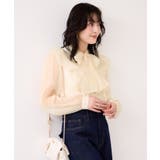 シャイニーボウタイ長袖ブラウス/イージーケア・2WAY | VIS  | 詳細画像11 