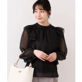 シャイニーボウタイ長袖ブラウス/イージーケア・2WAY | VIS  | 詳細画像19 