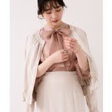 シャイニーボウタイ長袖ブラウス/イージーケア・2WAY | VIS  | 詳細画像7 